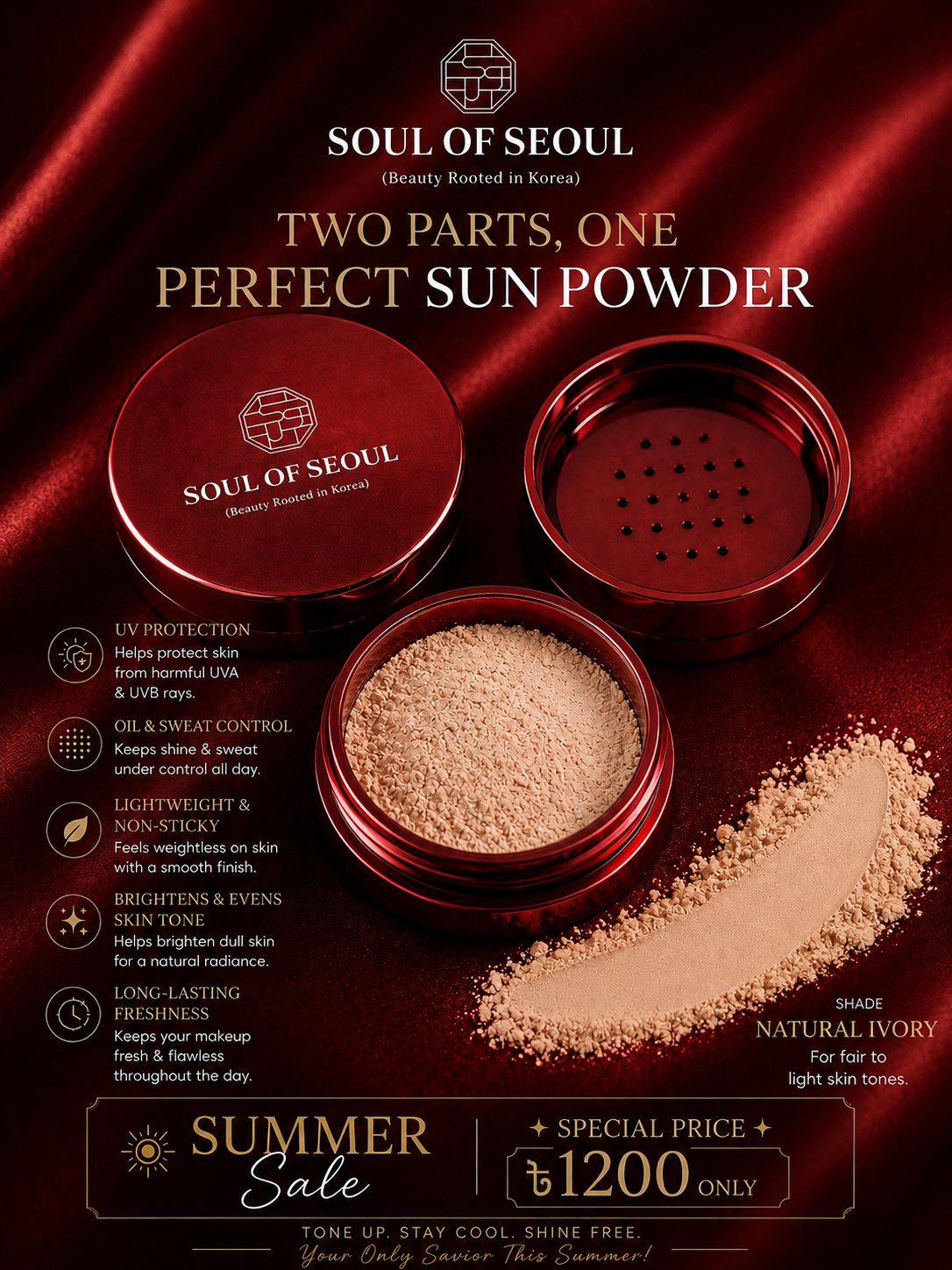 Soul of Seoul - Tone Up Sun Powder - ( Upgrade Version) - Image 14