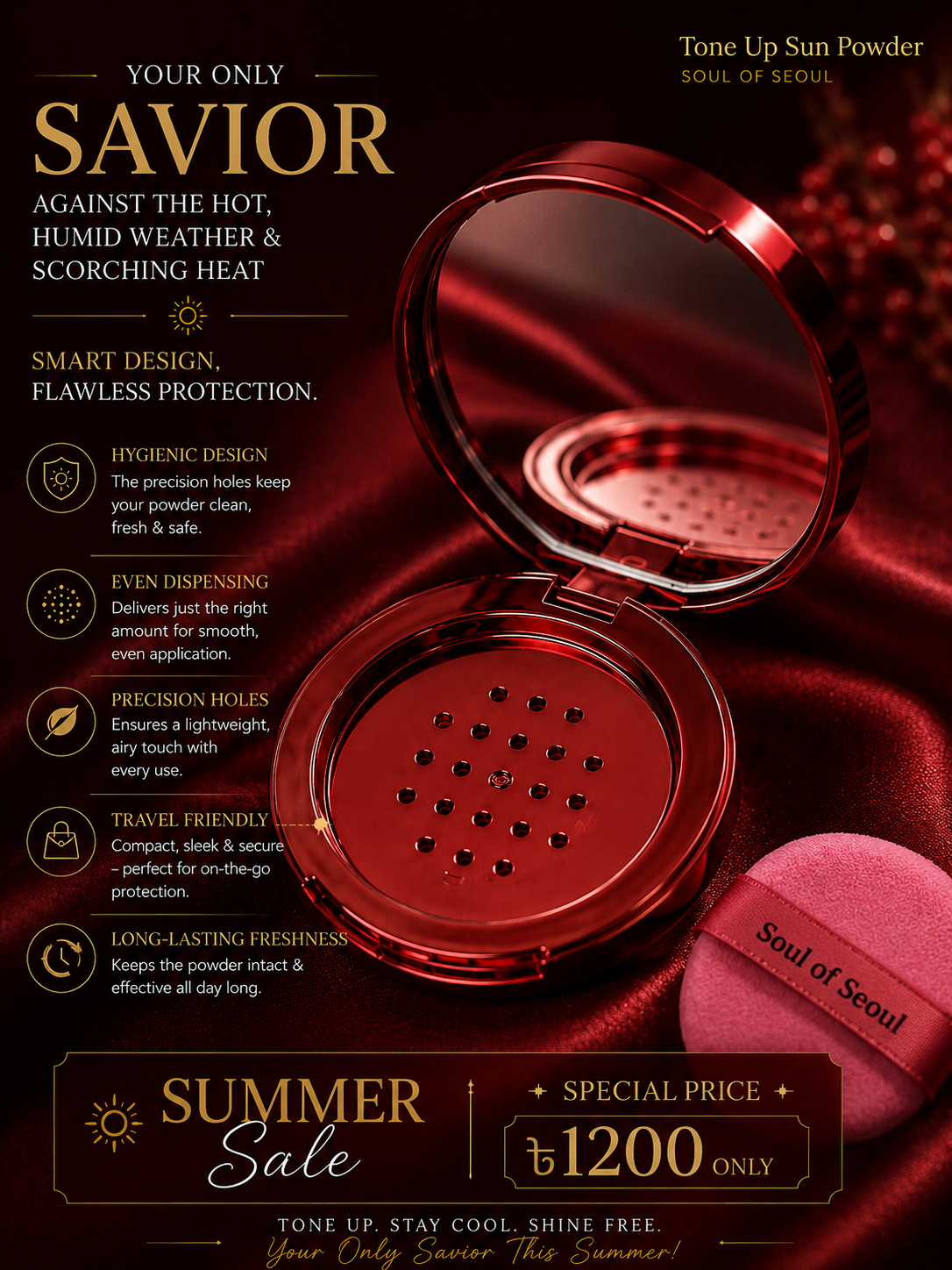 Soul of Seoul - Tone Up Sun Powder - ( Upgrade Version) - Image 12