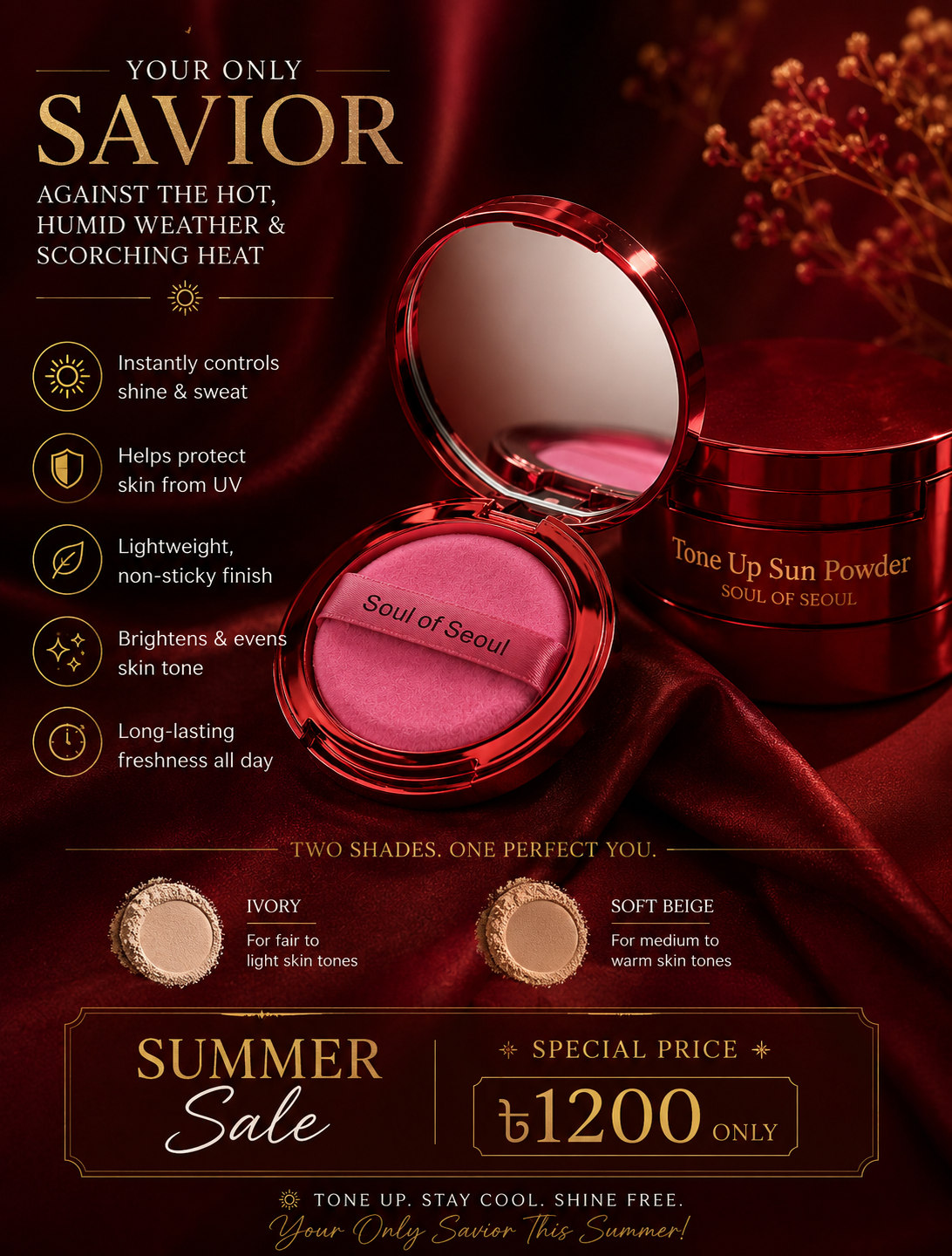 Soul of Seoul - Tone Up Sun Powder - ( Upgrade Version) - Image 11